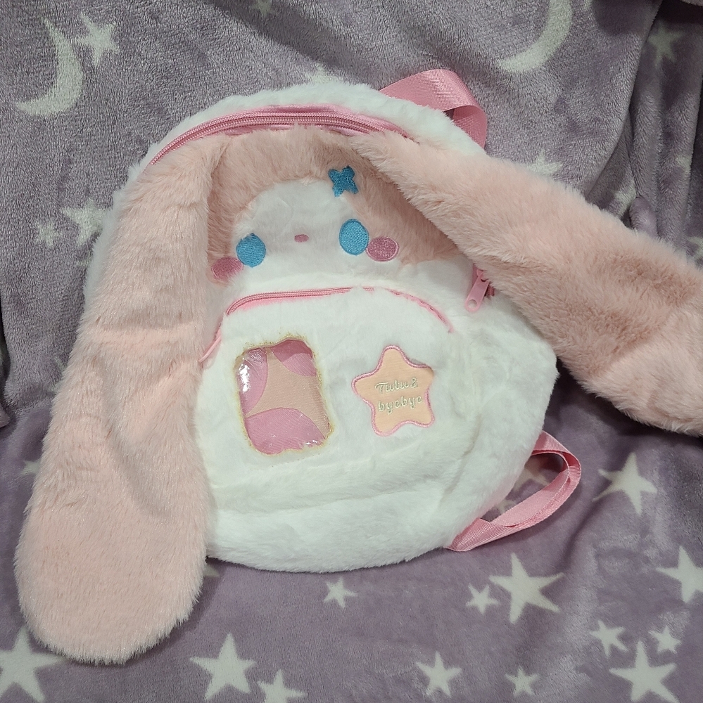Cute Bunny Plush Backpack